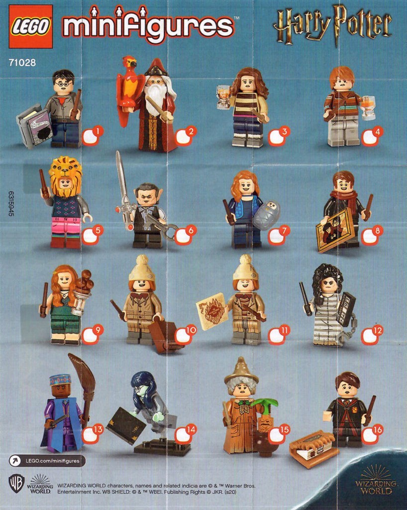 LEGO Harry Potter gyűjthető minifigurák